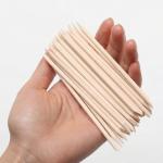100Pcs Nails Orange Wood Stick For Cuticle Pusher Remover