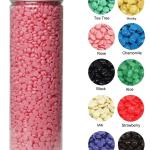 Rose Natural Pink Hard Beans (Bottle) strapless no pain bikini Wax (Pack of 1).
