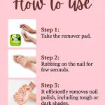 Nail Polish Remover Wipes (Set of 2).