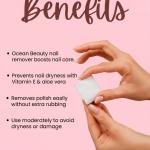 Nail Polish Remover Wipes (Set of 2).