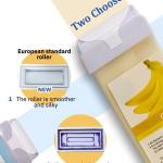 Wax White Chocolate Liposoluble Soft Wax Refill Roll-on Cartridge for Full Body Waxing Hair Removal Cream(100ml)