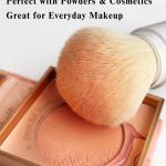 Makeup Brush Set 4 in 1 Portable Travel Blending Powder Foundation Brush.