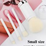 Makeup Brush Set 4 in 1 Portable Travel Blending Powder Foundation Brush.