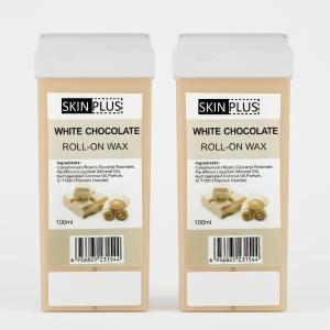 Wax White Chocolate Liposoluble Soft Wax Refill Roll-on Cartridge for Full Body Waxing Hair Removal Cream(100ml)