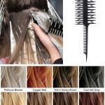 Dyeing Sectioning Comb (Black) (Pack Of 1)