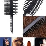 Dyeing Sectioning Comb (Black) (Pack Of 1)