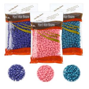 Wax Beans for All Body Areas – Red, Purple, Black, Blue (Pack of 3).
